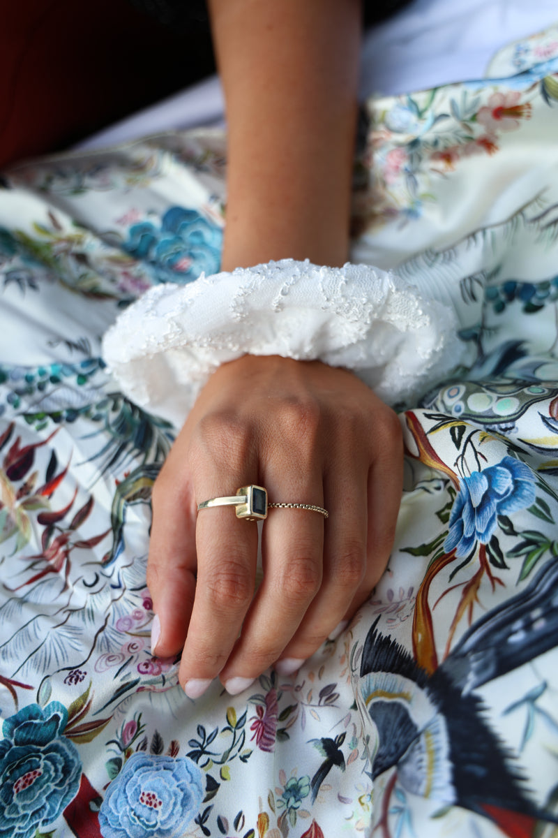 White Lace XL Scrunchie