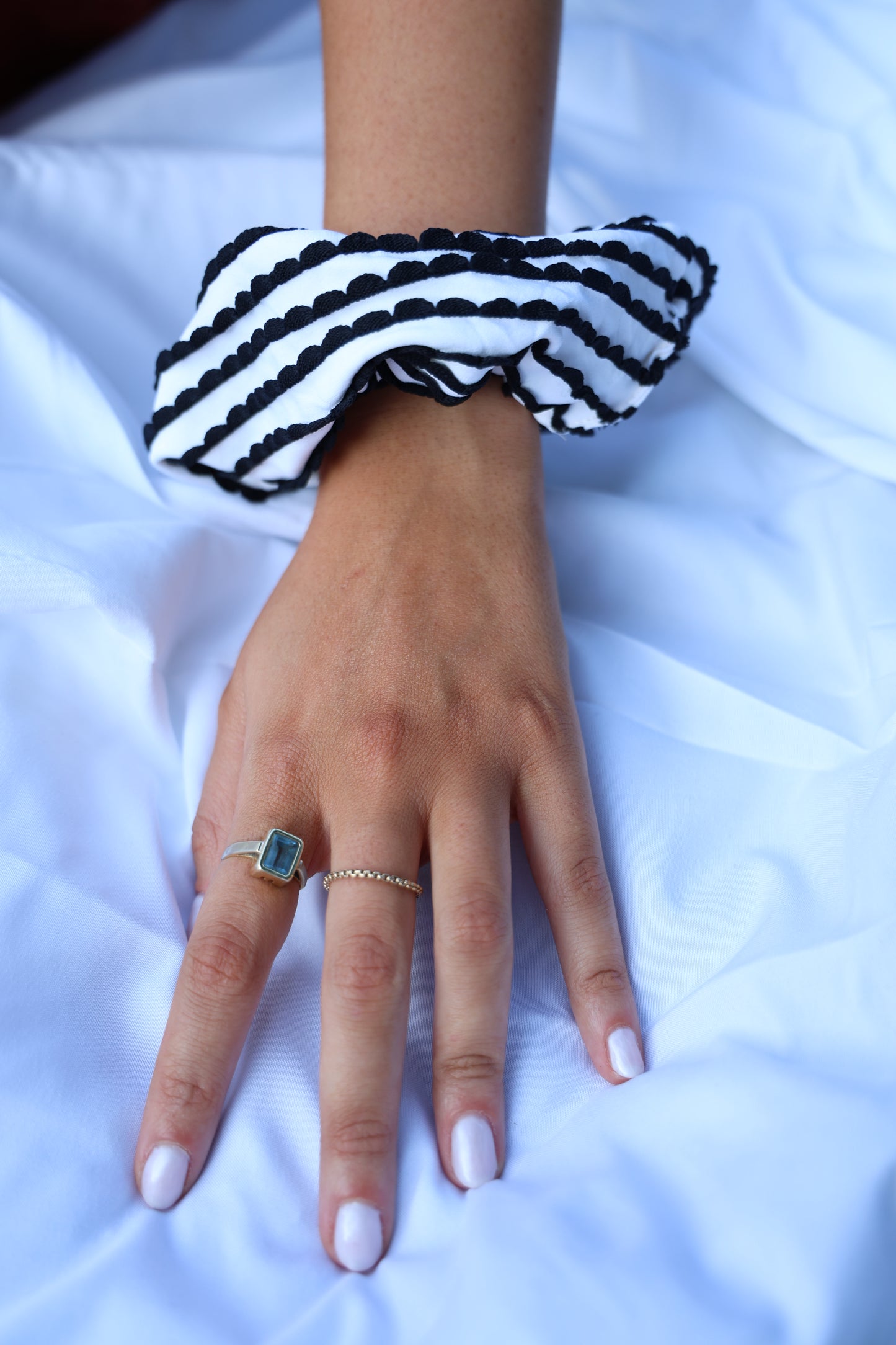 Scalloped XL Scrunchie