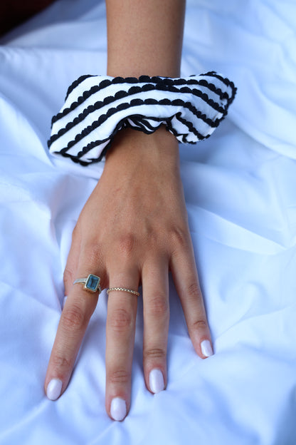 Scalloped XL Scrunchie