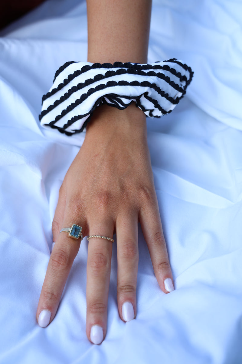 Scalloped XL Scrunchie