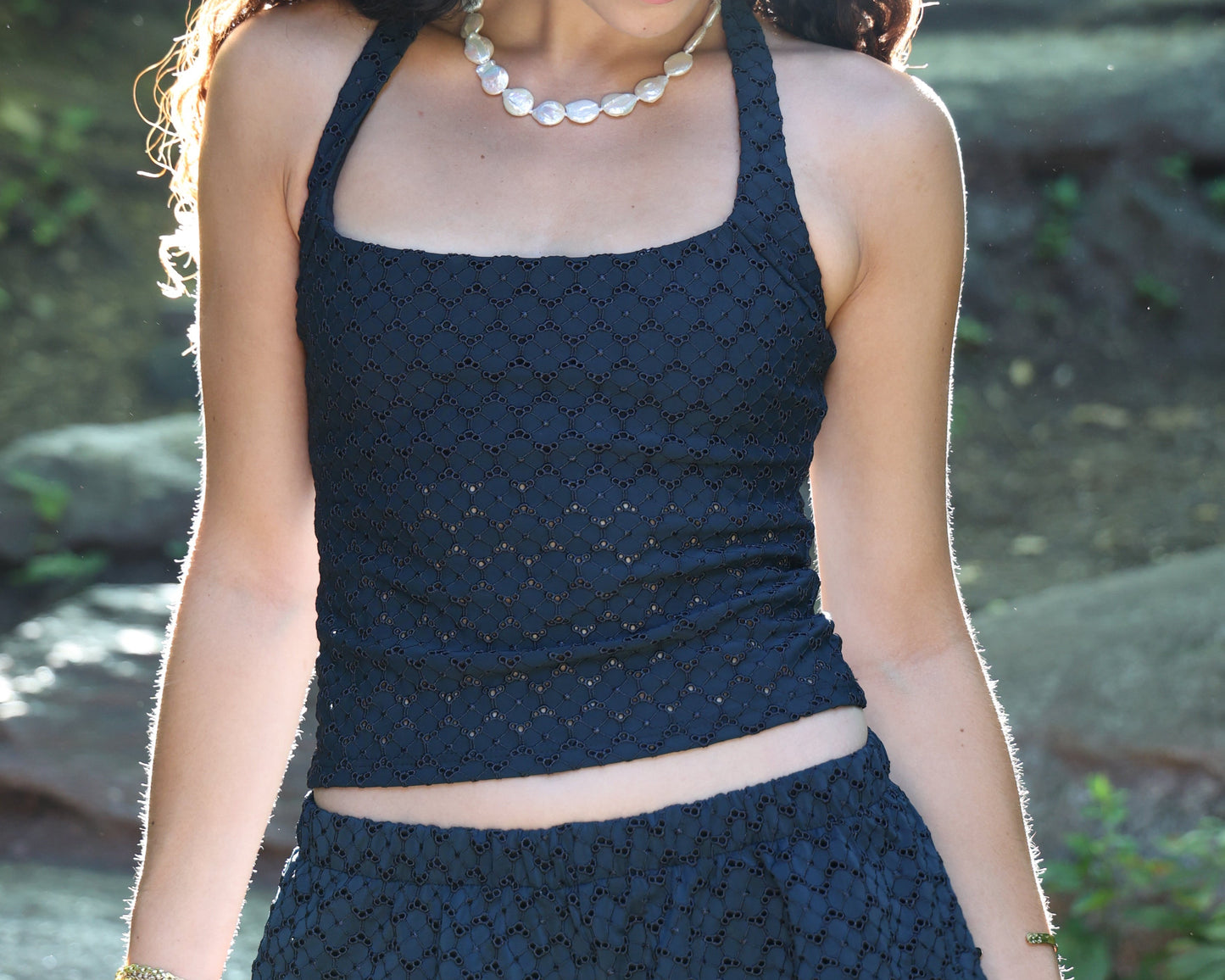 Tzofia Halter Swim Top