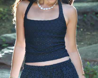 Tzofia Halter Swim Top