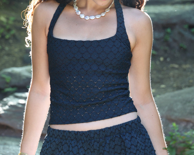 Tzofia Halter Swim Top